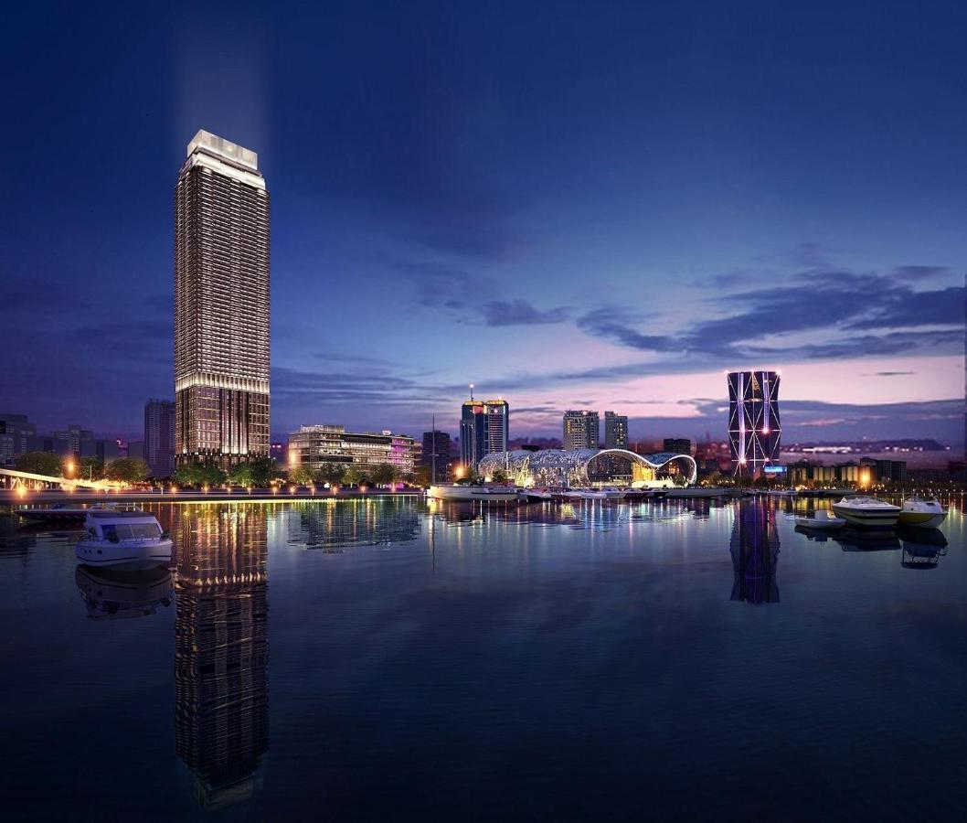 Intercontinental Kaohsiung By Ihg Ξενοδοχείο Εξωτερικό φωτογραφία The complex at night